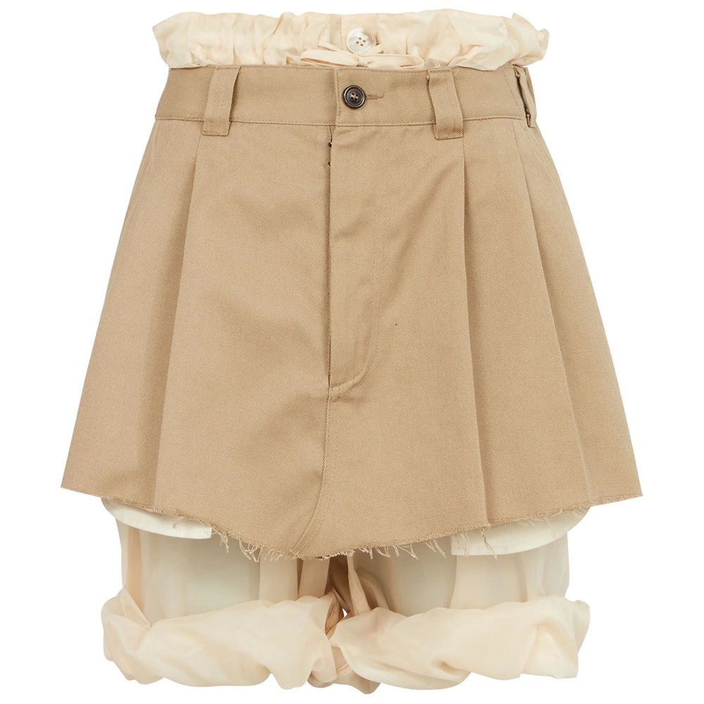 Maison Margiela frayed hem layered shorts.I can do $500 if purchased directly